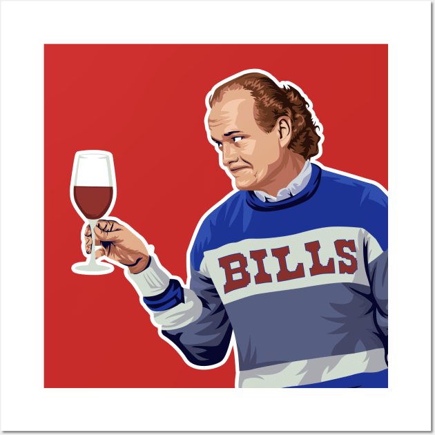 Frasier Crane Buffalo Wall Art by Carl Cordes